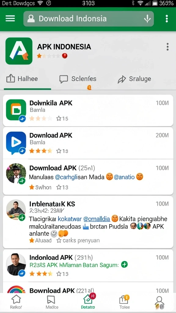 Tampilan awal yang menarik dengan antarmuka pengguna yang intuitif.