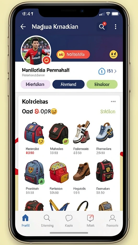 Screenshot menunjukkan tampilan grafis yang menawan.