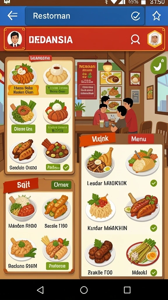 Tangkapan layar menunjukkan tampilan antarmuka yang menarik.