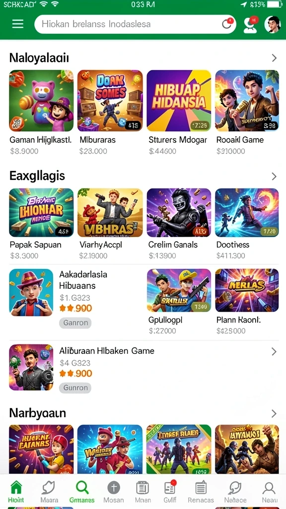 Mode permainan yang bervariasi dan seru.