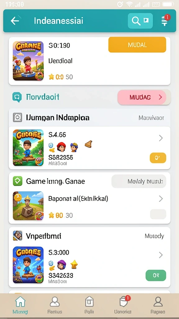 Berinteraksi dengan pemain lain melalui fitur chat.