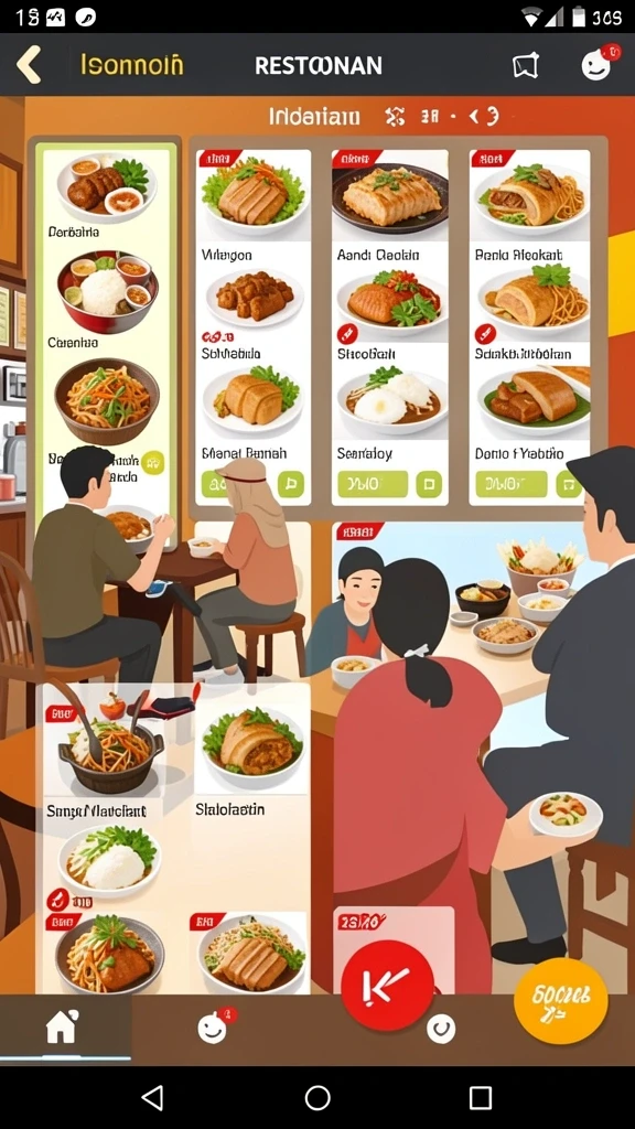 Karakter dinamis yang bisa dikustomisasi sesuai selera.