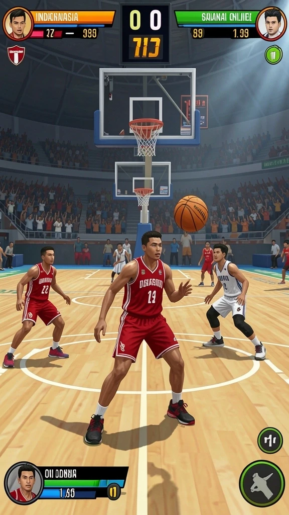 Screenshot memperlihatkan grafik menarik dari game.