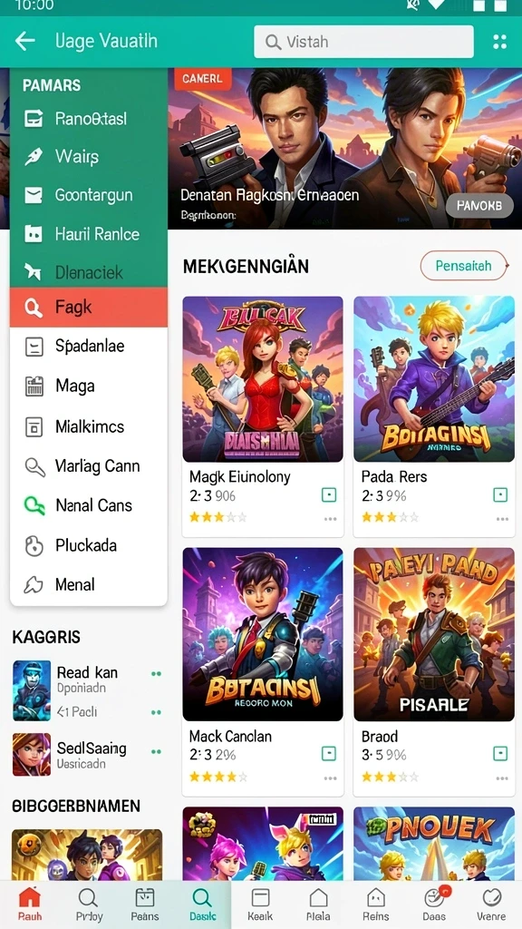 Momen aksi yang mendebarkan di setiap tantangan.
