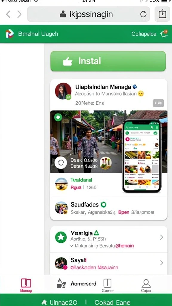 Tampilan grafis yang memukau dalam permainan.