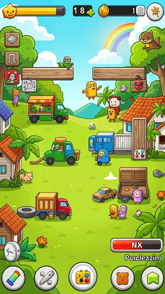 Screenshot 2: Tampilan dunia terbuka yang luas dan memukau.