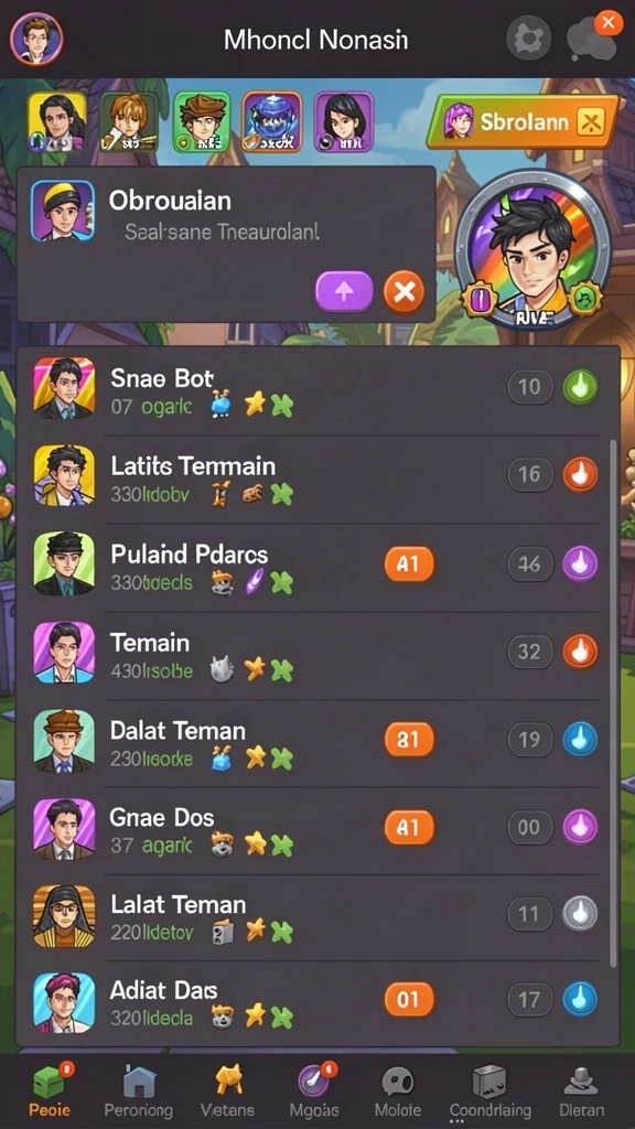 Sistem level yang memberikan tantangan kepada pemain.