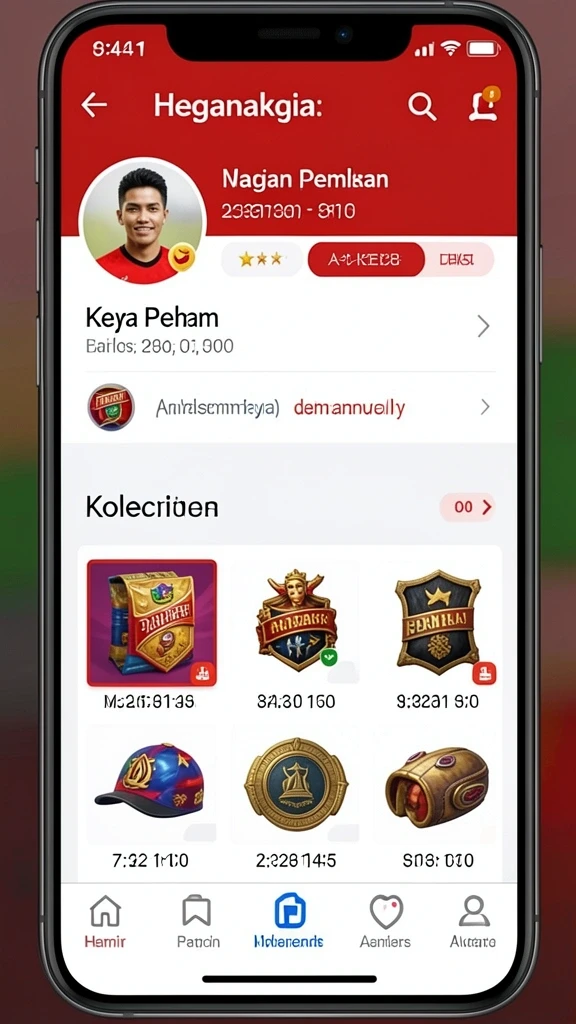 Fitur sosial untuk berinteraksi dengan pemain lain.