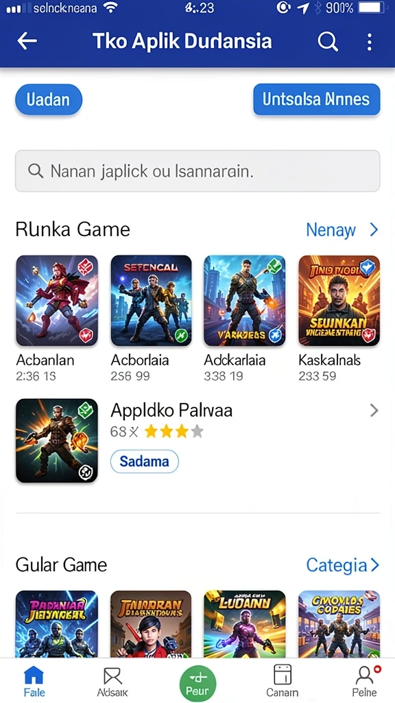 Tampilan antarmuka IRAMATOGEL yang user-friendly.