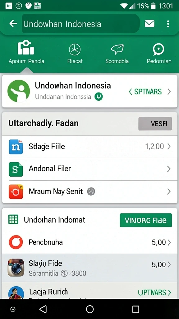 Tampilan antarmuka yang menarik dan mudah digunakan.