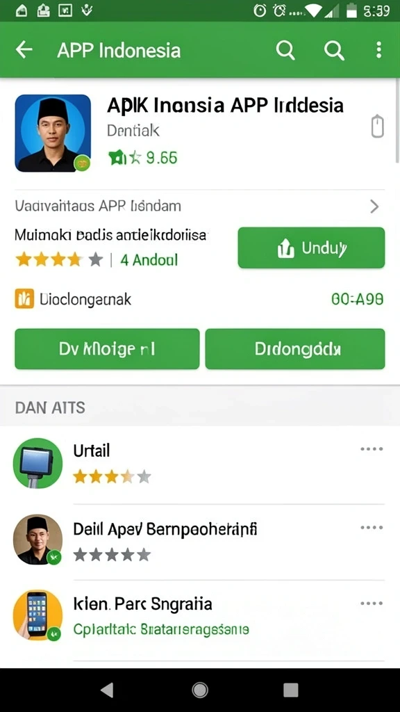Tampilan menu utama yang sederhana dan intuitif.
