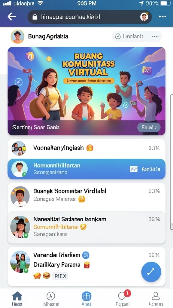 Tampilan antarmuka pengguna yang ramah dan menarik.