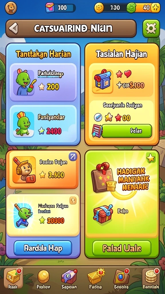 Fitur bonus yang menggiurkan dan seru.