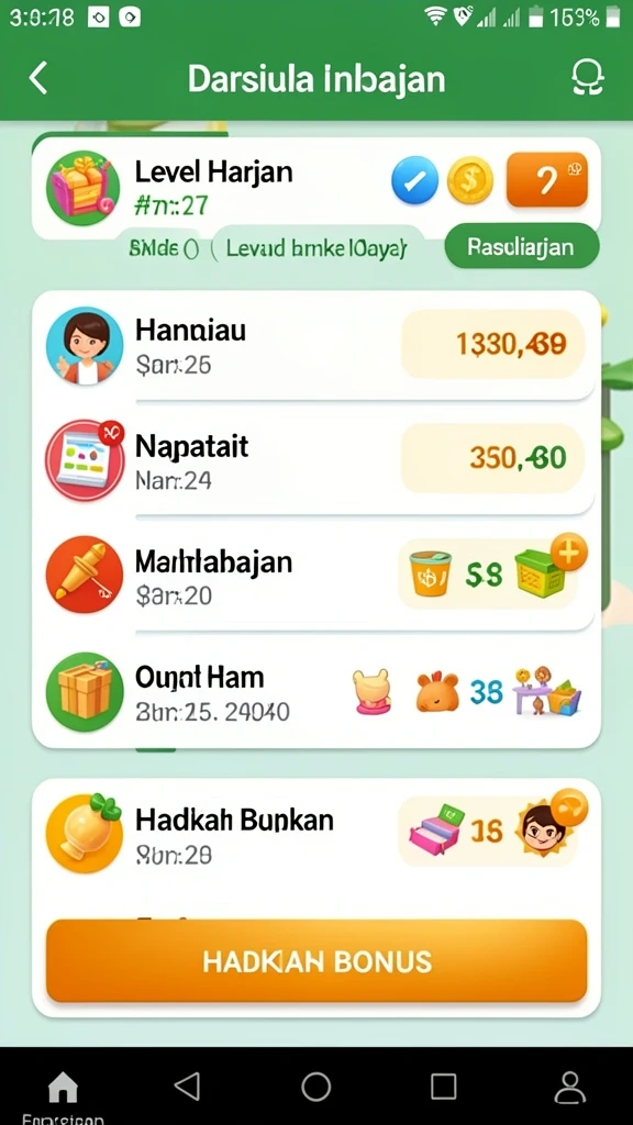 Ragam karakter menarik yang dapat dipilih pemain.