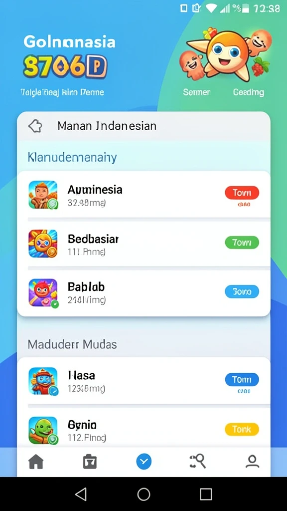 Tampilan antarmuka utama yang intuitif.