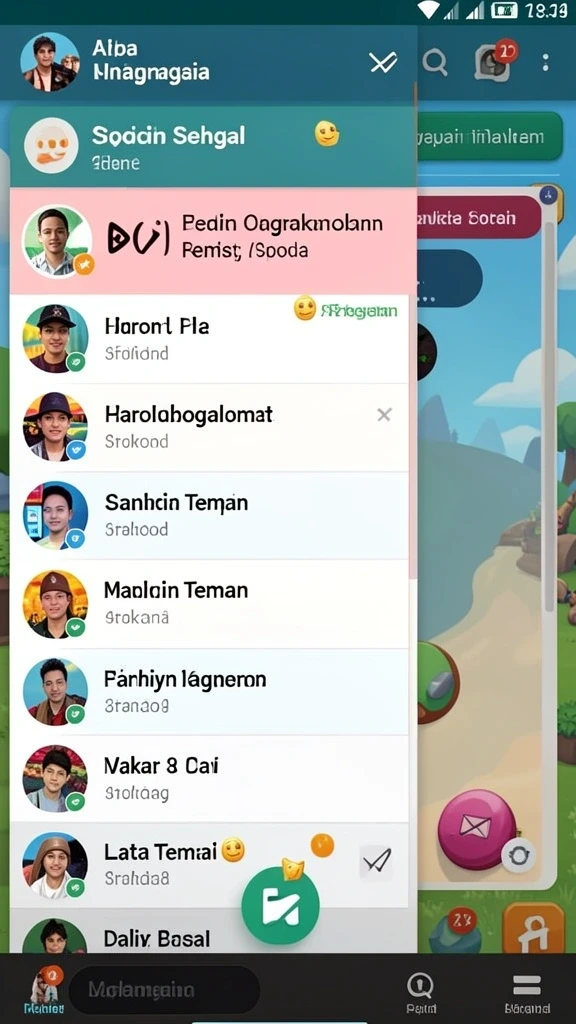 Tantangan seru di setiap level permainan.