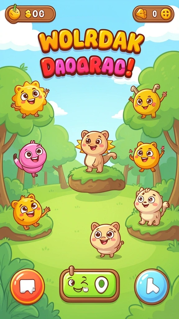 Tampilan awal LUCKYMINO yang menarik dan ramah pengguna.