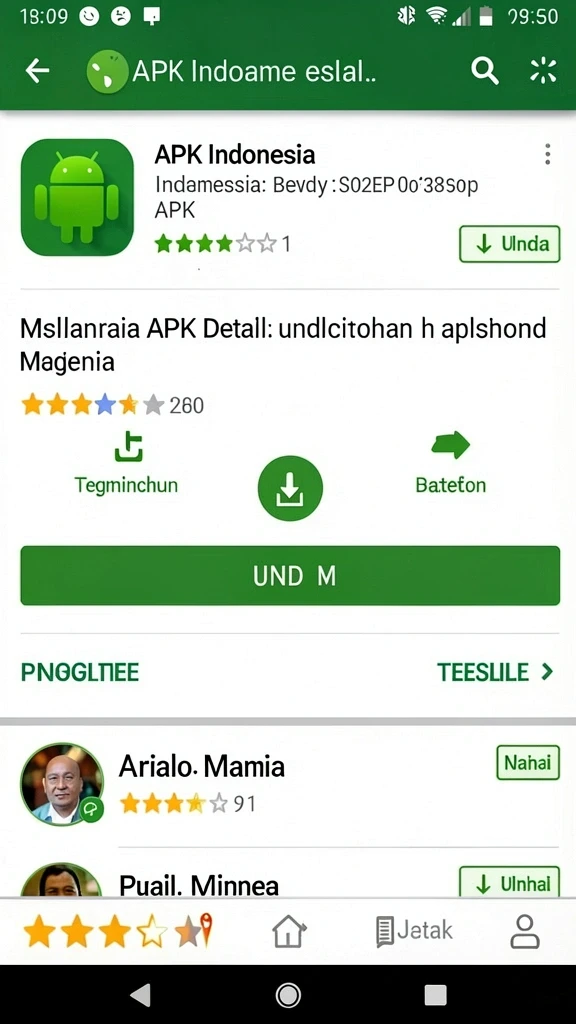 Layar antarmuka yang mudah digunakan.