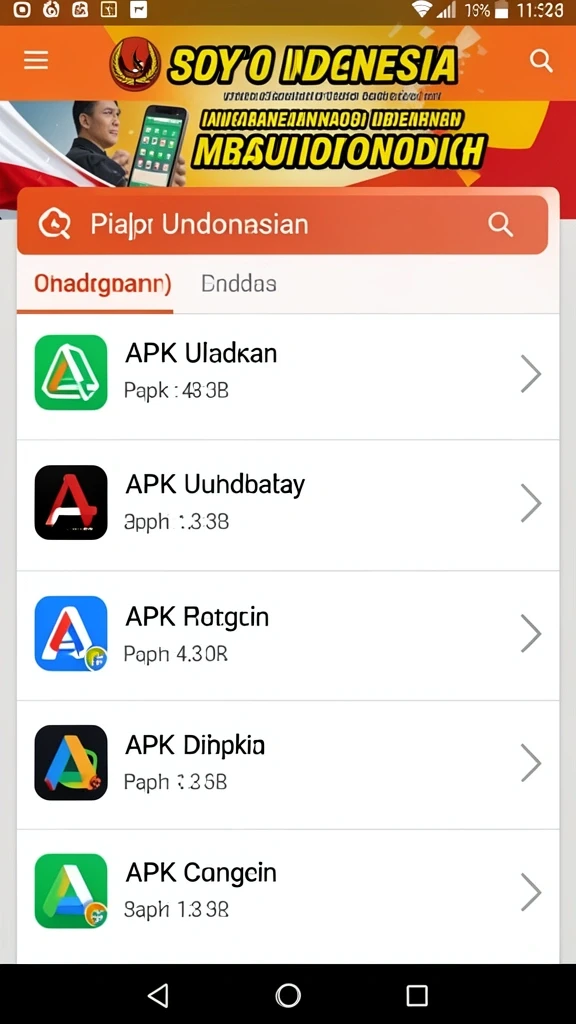 Berbagai pilihan permainan menarik dalam satu aplikasi.