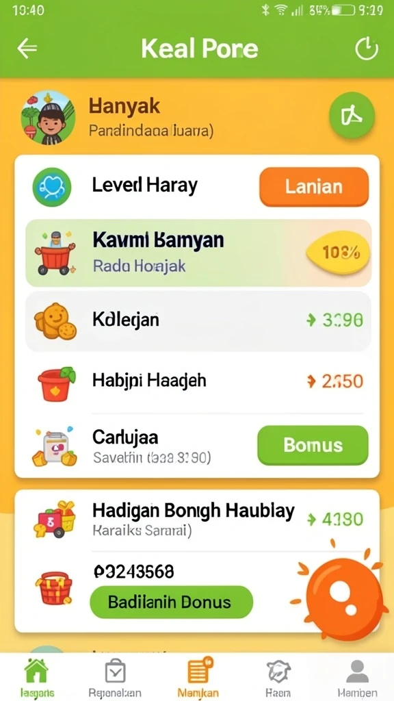 Antarmuka pengguna PG777 yang intuitif dan mudah dinavigasi.