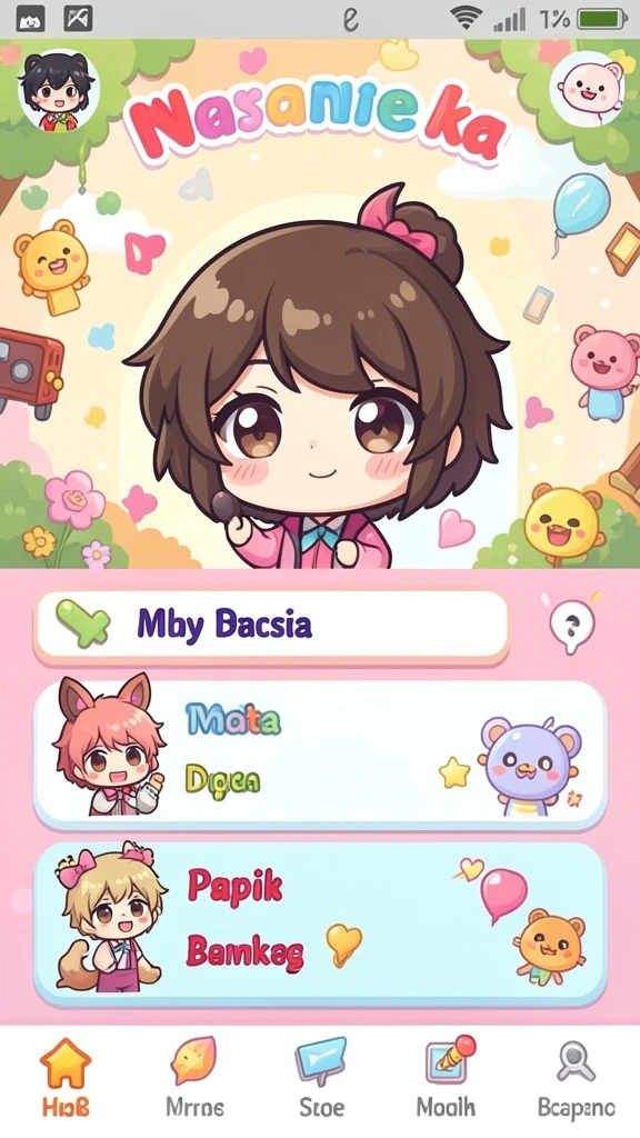 Screenshot dari gameplay menarik PP7.