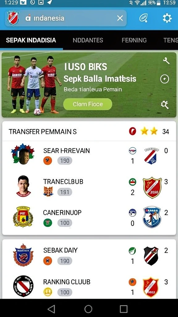 Tampilan antarmuka yang modern dan menarik.