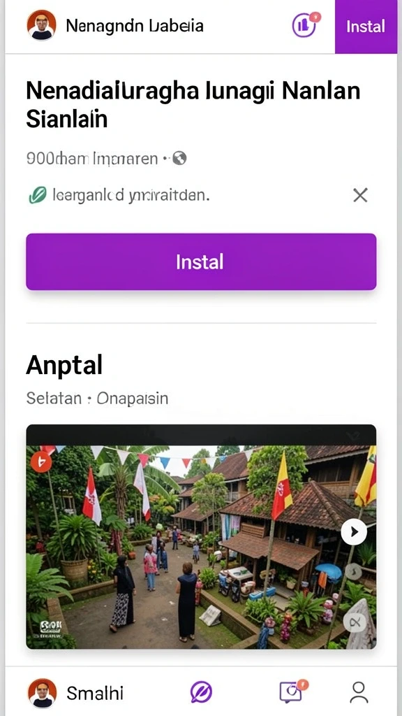Tampilan antarmuka yang menarik dan modern.