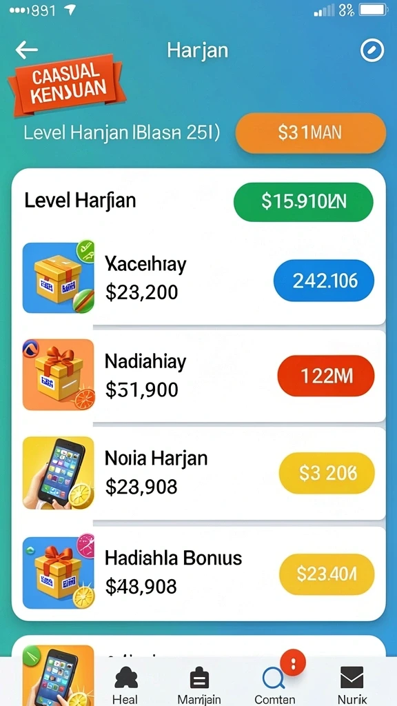 Tampilan antarmuka yang menarik dan mudah digunakan.