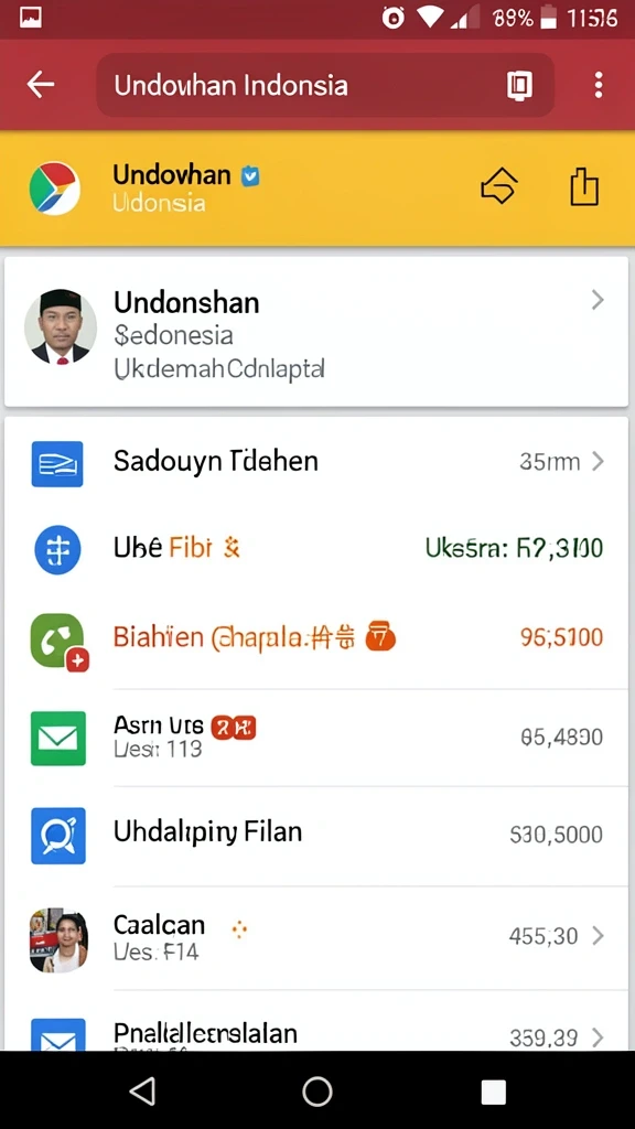 Tampilan antarmuka yang user-friendly dan menarik.