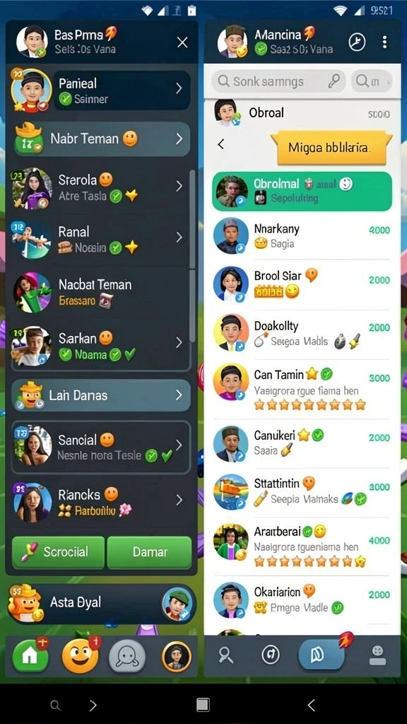 Kompetisi leaderboard untuk menambah tantangan.